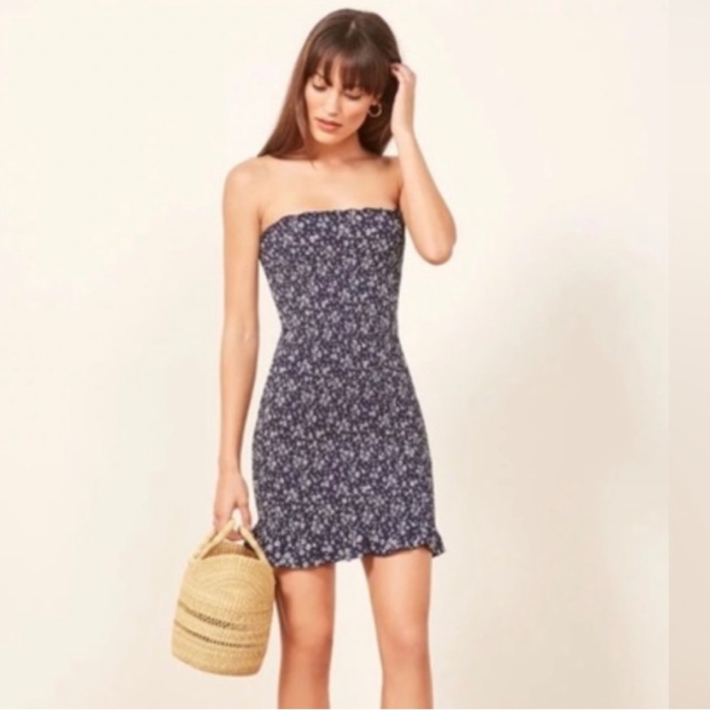 Reformation Floral Mini Dress